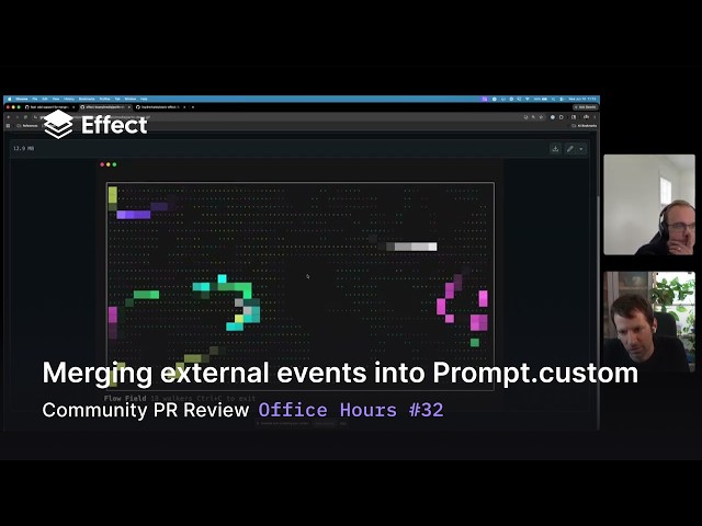 PR review: Merging external events into Prompt.custom