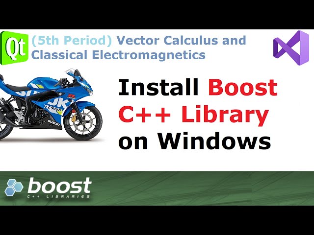 027 - (SETUP) Install Boost C++ Library on Windows (2020, Aug. 22)