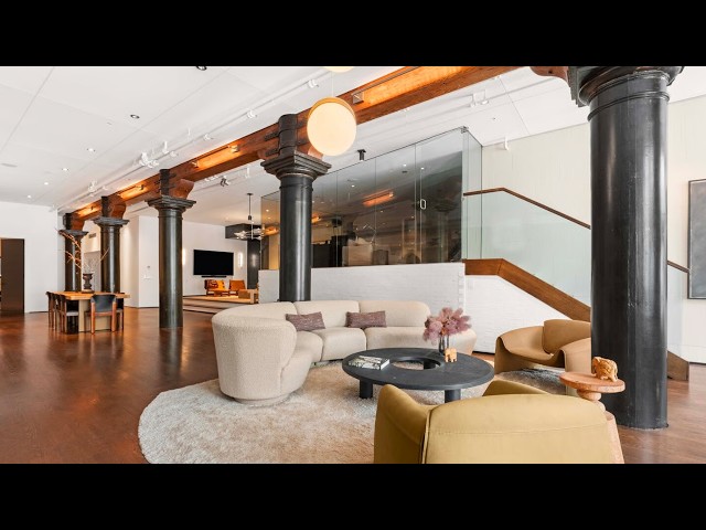 INSIDE a 4,125 SF Tribeca Loft by AD100 Designer Rob Johansen | SERHANT. Tour