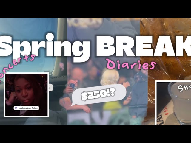 Summer Diaries 002: SPRING BREAK VLOG: shopping and Cardi B 