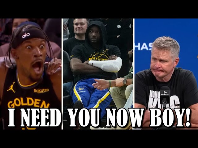 EXTREME Disrespect Steve Kerr Calls on Jonathan Kuminga after Jimmy Butler Tears ACL!