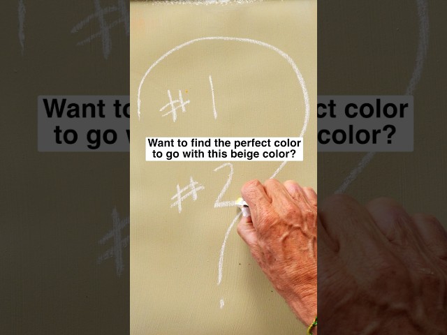 Want to find the perfect color to go with this beige color?
