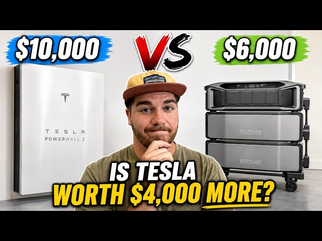 I Tested Tesla’s Powerwall Against EcoFlow… I Was Surprised