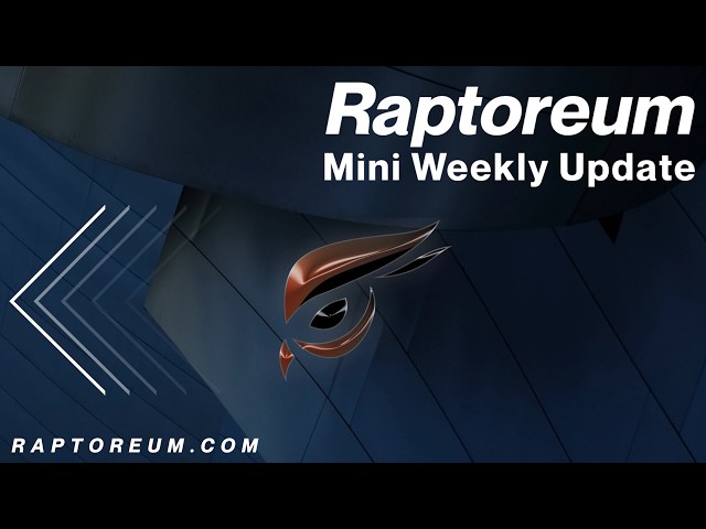 Raptoreum Mini Weekly Udpate