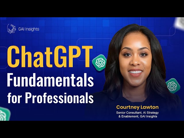 ChatGPT for Professionals | Build Smarter Workflows with AI
