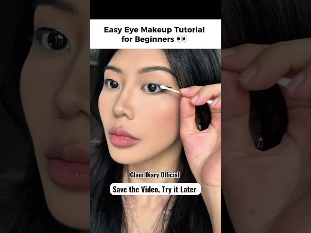 How to Do Easy Eye Makeup for Beginners? 👁️ | Simple Eye Makeup Hack #EasyEyeMakeup #EyeMakeupHack