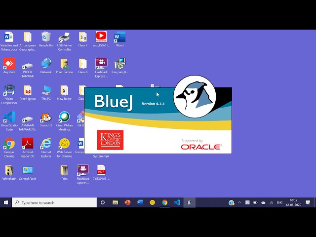 Programming in BlueJ (Part 2) Class 8