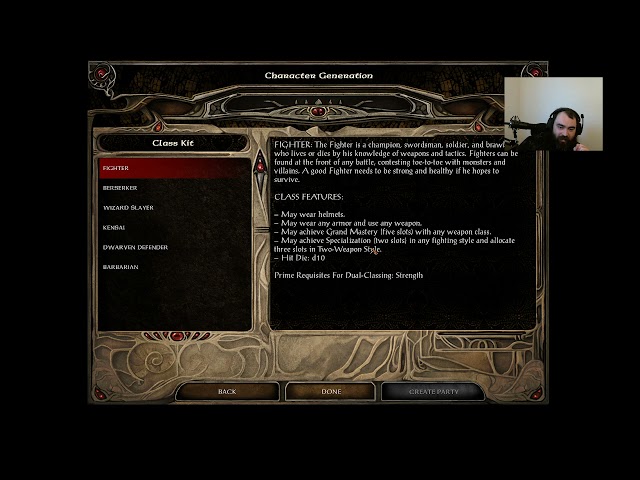 Baldur's Gate Class Guide