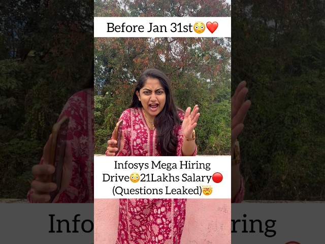 21Lakhs🔴Infosys Mass Hiring Freshers😳🔥
