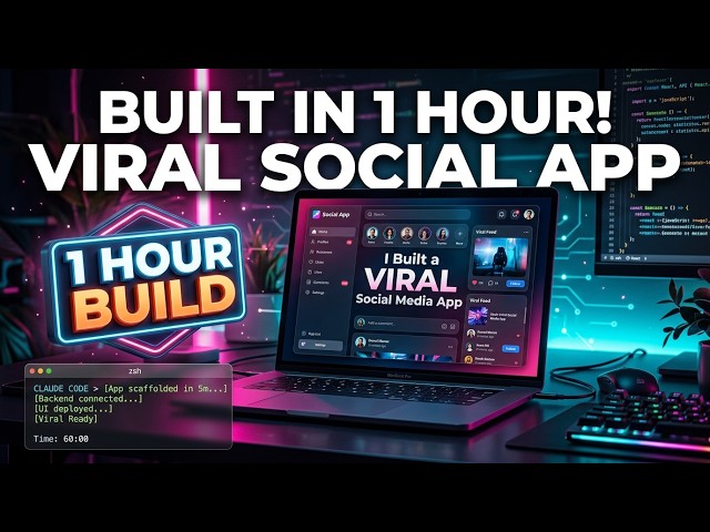 I Built a Viral Social Media App in 60 Minutes Using Claude Code (Full Build