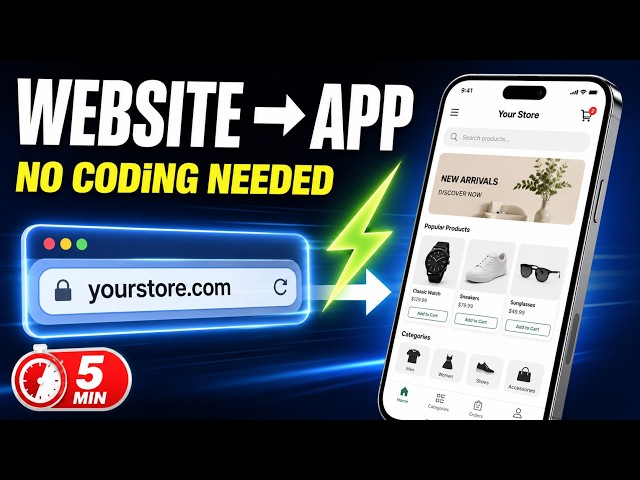 How to Convert Any URL to an Android App for FREE (No Developer Needed)