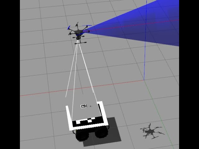 Vision based tracking of a moving object with a PX4 powered drone
