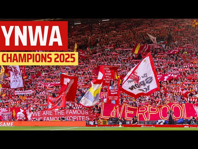 Anfield's BEAUTIFUL You'll Never Walk Alone Pre-Match - Liverpool Win The League