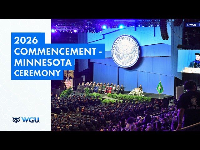 Full Ceremony - 2026 WGU Commencement in Minneapolis
