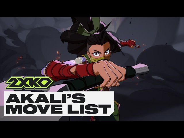 Akali’s Move List | 2XKO