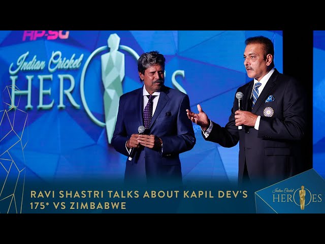 Ravi Shastri describes Kapil Dev’s iconic innings of 175* vs Zimbabwe