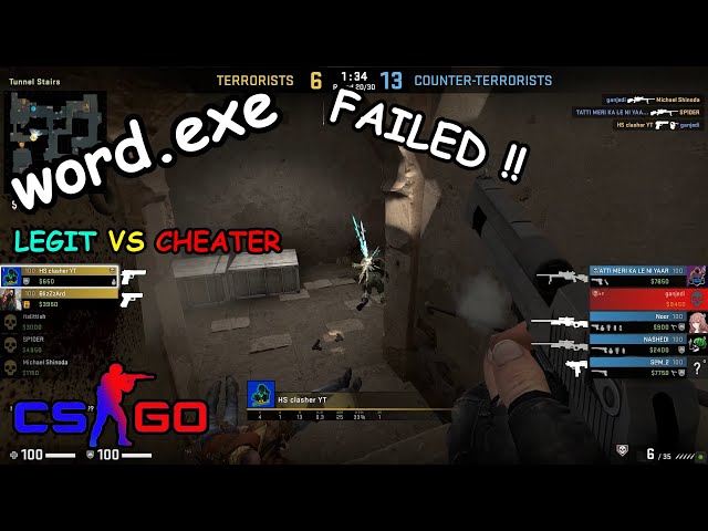CS:GO CHEAP HACK's Fail | Montage | HS CLASHER