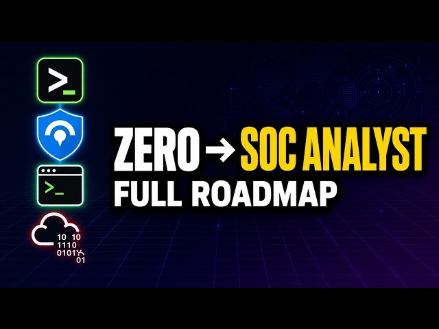 From Zero to SOC Analyst: Complete Roadmap (2026)