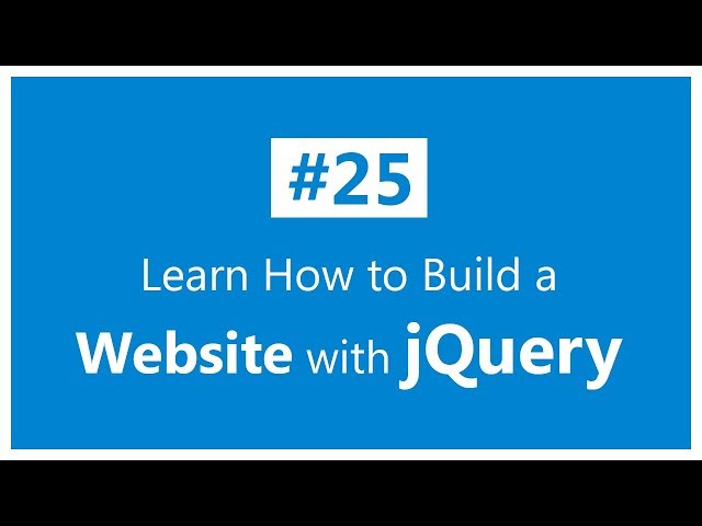 Website with jQuery - JSON It's a Thing