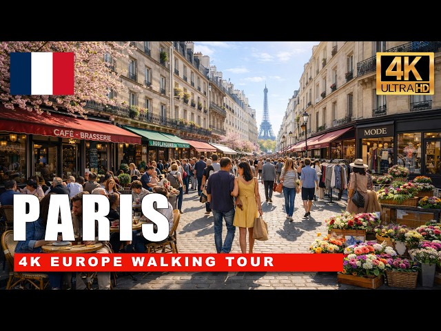 🇫🇷 Paris, France - 4K HDR Walking Tour - A Walk In Paris 2nd Arrondissement Paris