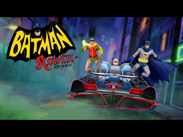 McFarlane Toys DC Multiverse Batman and Robin Classic 1966 TV Show 2 pack review
