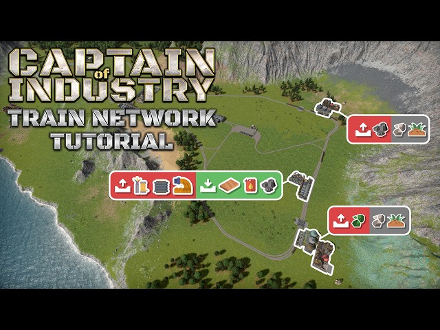 Captain of Industry - Train Network Tutorial