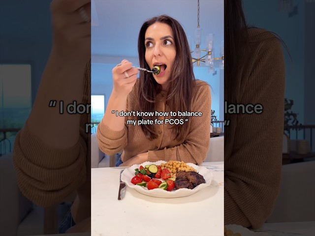 How to make a PCOS friendly plate! #pcos