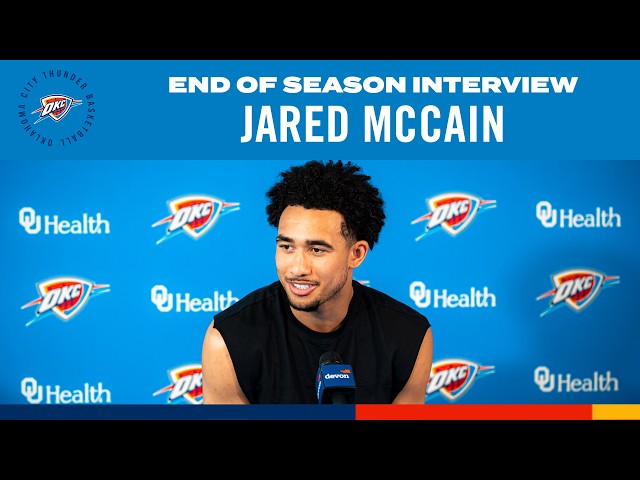 Jared McCain | 2025-26 End-of-Season Interviews | OKC Thunder