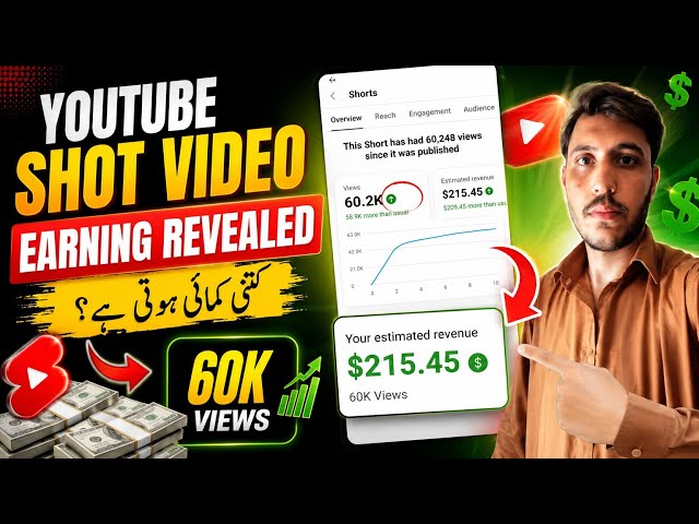YouTube Shot Video Earning💸 Revealed | YouTube Shots per kitna pasa data ha