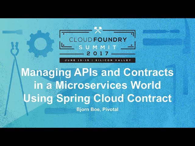 Managing APIs and Contracts in a Microservices World Using Spring Cloud Contract