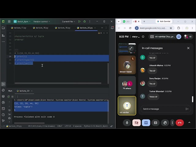 Tuple in python