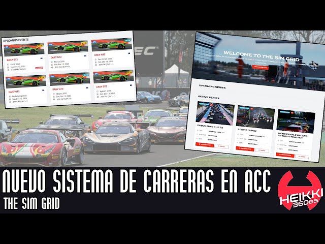 The Sim Grid: un prometedor nuevo sistema de carreras online diárias para Assetto Corsa Competizione