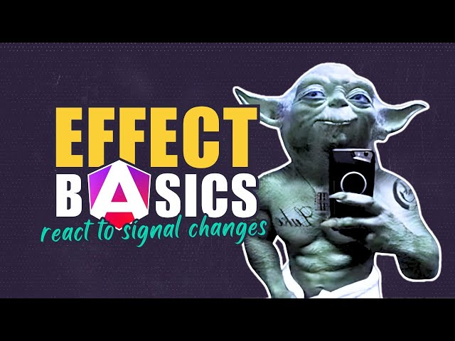 Feeling the effects with the Angular effect() function