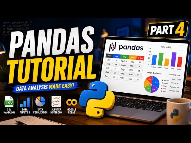Pandas & DataFrame Full Tutorial | Titanic Dataset Analysis in Python (Beginner to Pro) Part 4 