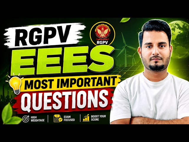 RGPV EEES Most Important Questions | Top 20 Expected Questions