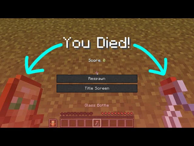 this potion can KILL you in Creative mode...