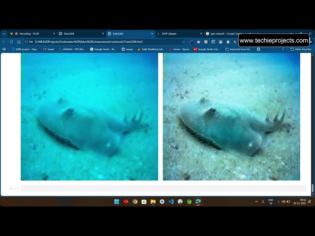 Underwater Image Enhancement using Deep Learning | Image Processing Projects