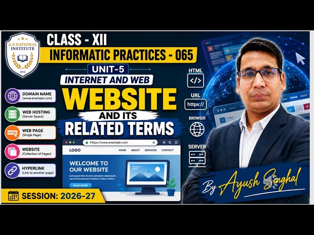 Website Secrets, Internet & Web(Networking),Website Hacks, Website terminologies Class-XII #exam