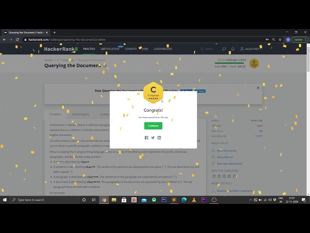 HackerRank C Solutions | Final Part| CODE WITH NM