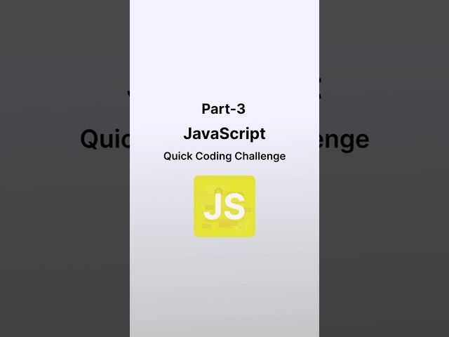 How to find Maximum in Array: JavaScript ⚡️ #coding