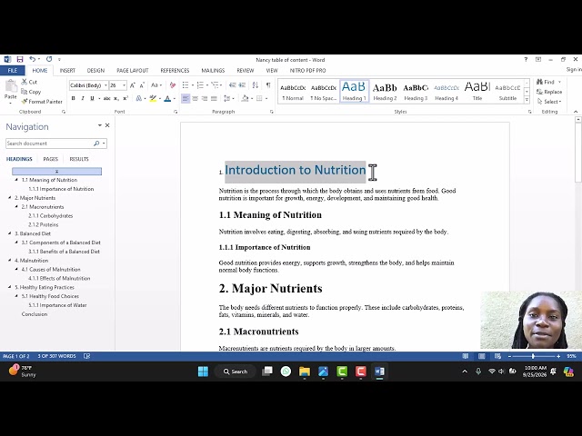 A complete Guide To Table of Contents in Microsoft Word