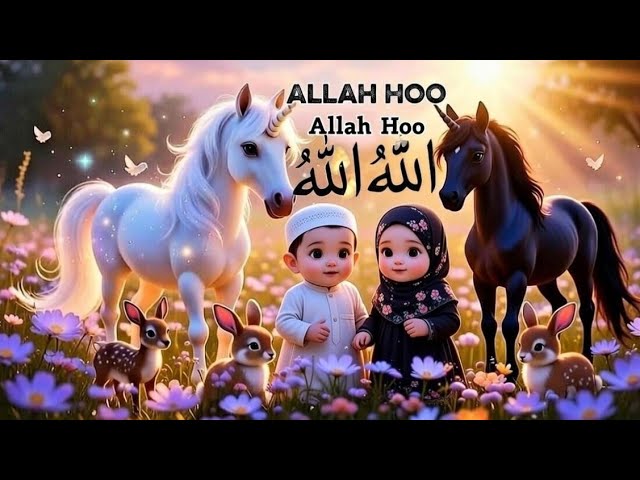 Allah Hu Allah Hu Part 1 Special | Islamic Lullaby With Beautiful Urdu Lyrics New Islamicfairyland