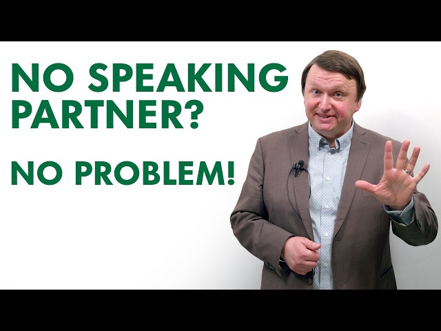 5 Ways to Practice Speaking English Alone