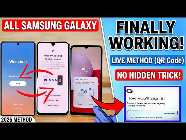 Finally Live Method Working 👉 All Samsung FRP Bypass Android 13/14/15/16 (2026) ✅ New Method | No PC