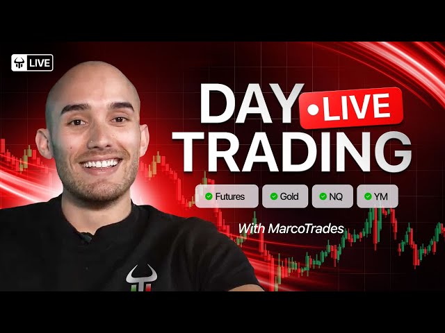 🔴 LIVE: Watching These KEY Liquidity Levels on NQ & GC - Marco