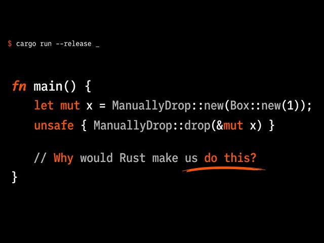 Rust ManuallyDrop Explained: Don’t Let Rust Drop Your Value