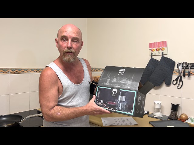 The Coles Supermarket Masterchef 300w Mini Chopper. Cuts an Onion