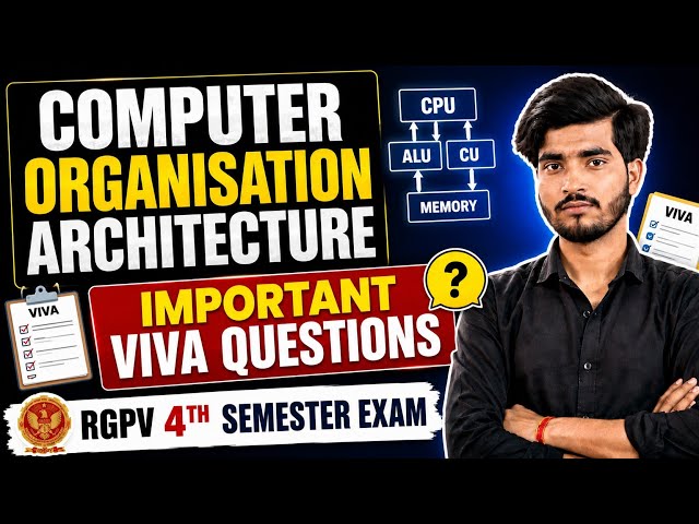 COA Important Viva Questions | Practical Exam | Rgpv 4th Semester Exam | @EngineeringBoyz07