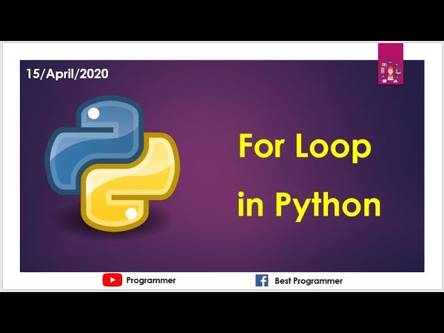 Python Tutorial for Beginners | For Loop in Python