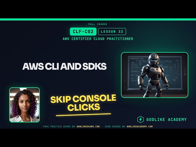 CLF-C02 · Lesson 32: Master AWS CLI and SDKs for Automation